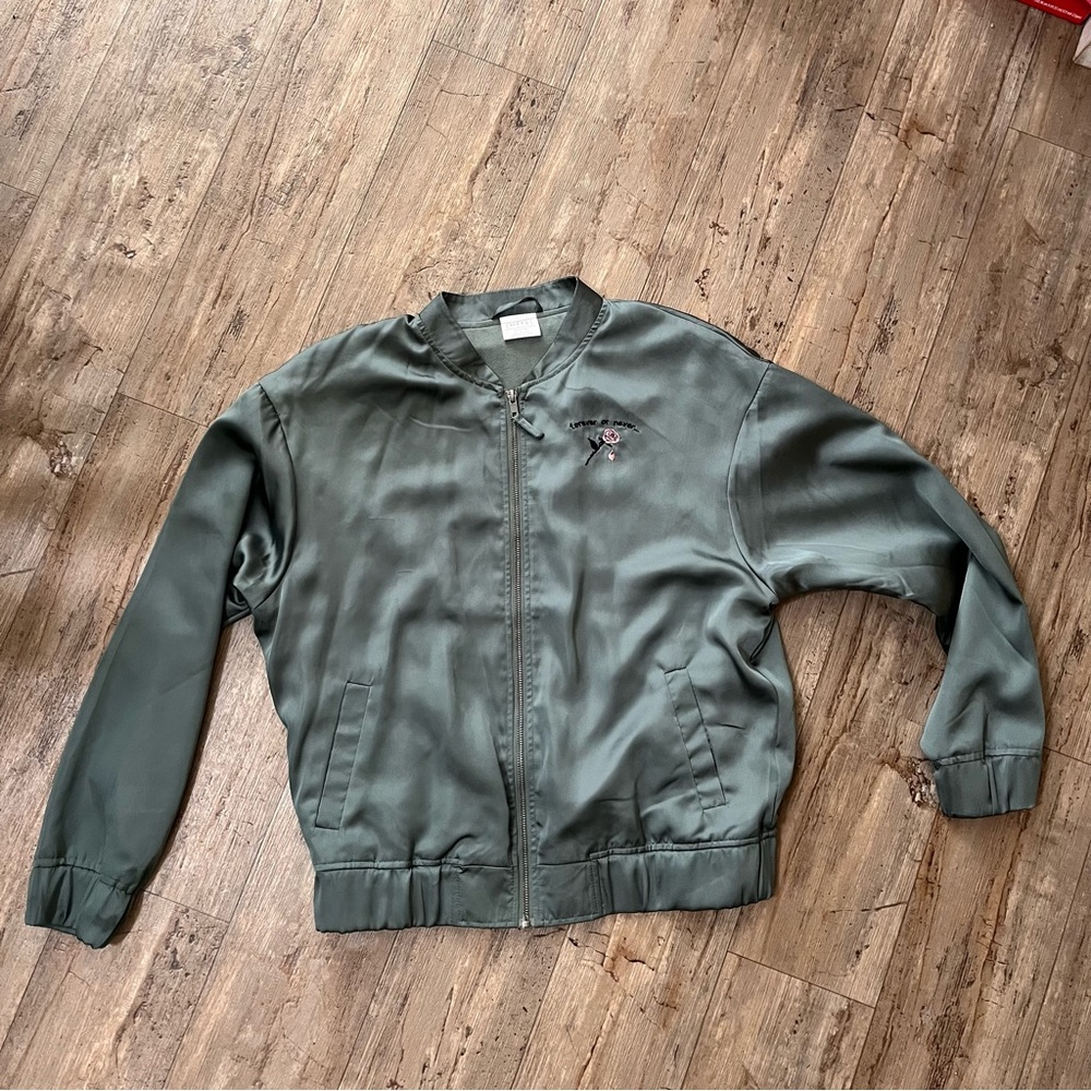 Green Bomber Jacket